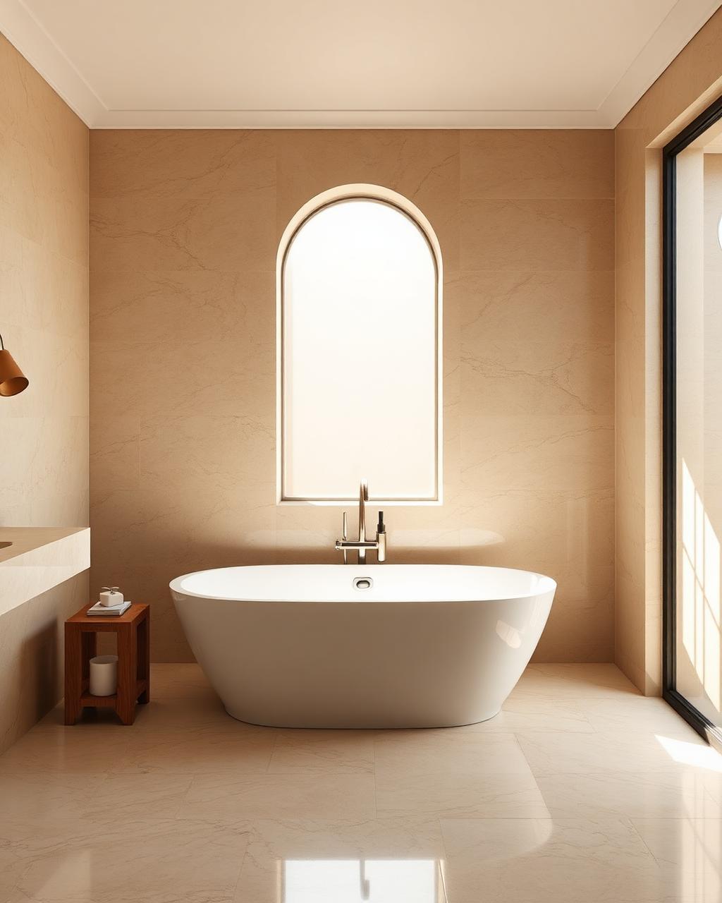 Travertine, again — a material's quiet return